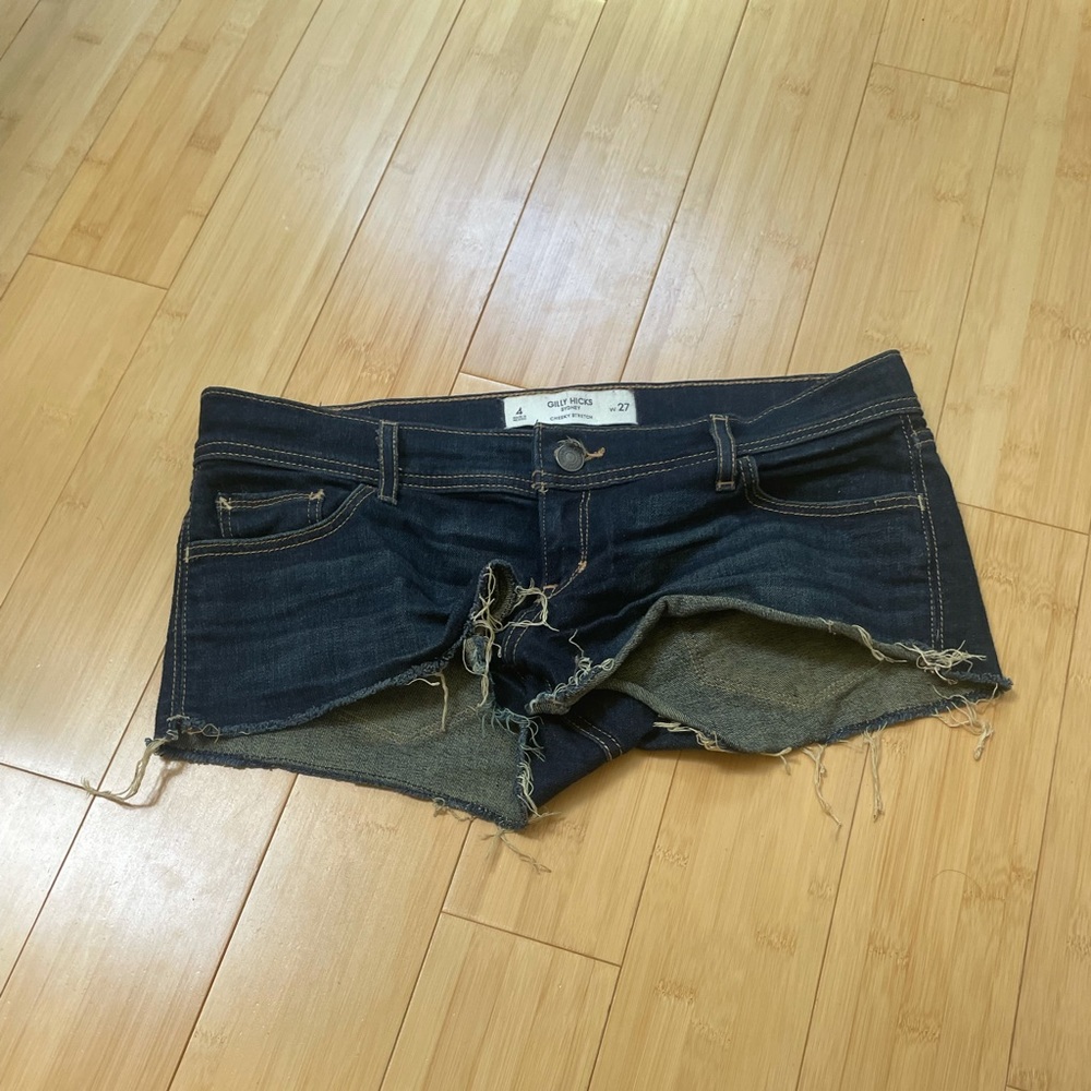 Gilly Hicks Dark Blue Denim Shorts